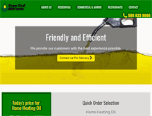 Tablet Screenshot of capecodbiofuels.com